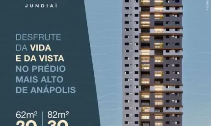 Ares jundiaí – lançamento da emisa com 2 e 3 quartos no bairro mais valorizado de anápolis