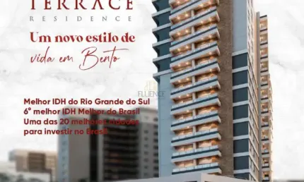 Apartamento à venda, 2 quartos, 1 suíte, 1 vaga, centro - bento gonçalves/rs