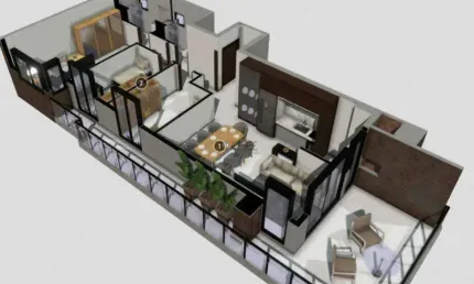 Apartamento à venda, 3 quartos, 1 suíte, 2 vagas, Centro - Carlos Barbosa/RS