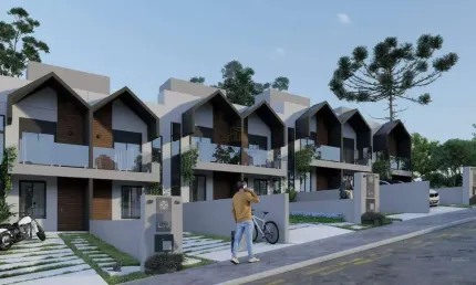 Sobrados à venda, 2 quartos, 2 suítes, 2 vagas, Universitário - Bento Gonçalves/RS