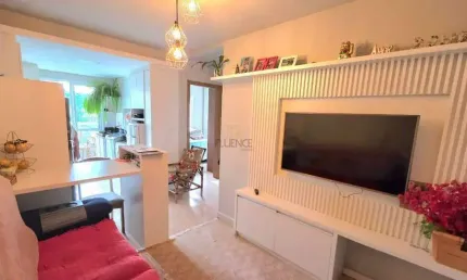 Fluence imóveis vende COM EXCLUSIVIDADE: Apartamento mobiliado/com sacada aberta/ no Bairro BORGO