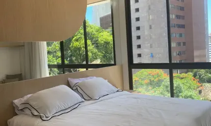 Alugo studio  mobiliado e decorado no caminho das arvores, salvador -ba