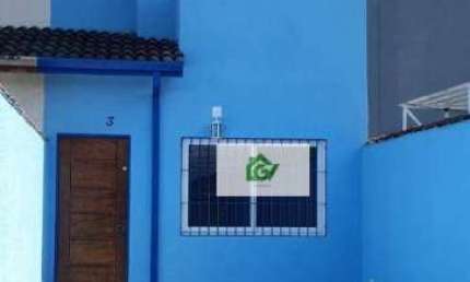 Sobrado com 3 dormitórios à venda, 111 m² por R$ 480.000,00 - Pontal de Santa Marina - Caraguatatuba/SP