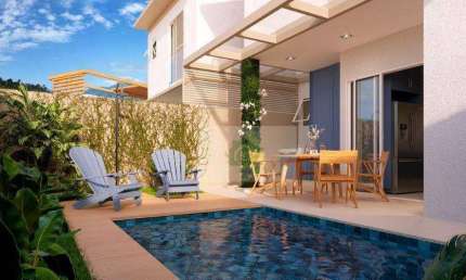 Casa com 3 dormitórios à venda, 94 m² por R$ 1.280.000 - Cigarras - São Sebastião/SP