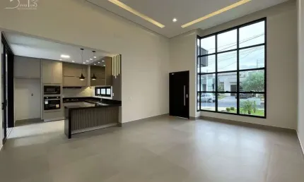 Linda casa nova com Planejados à venda no condomínio Mantova em Indaiatuba SP