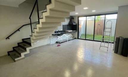 Sobrado novo com 3 dorms em Condomínio fechado no Jardim dos Impérios Indaiatuba