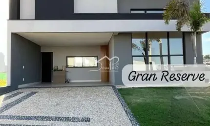 Casa nova 3 suítes e piscina à venda Condomínio Park Gran Reserve em Indaiatuba