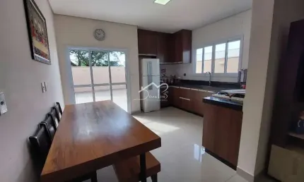 Sobrado 03 dorms com quintal e fundo pra mata no condomínio park real indaiatuba