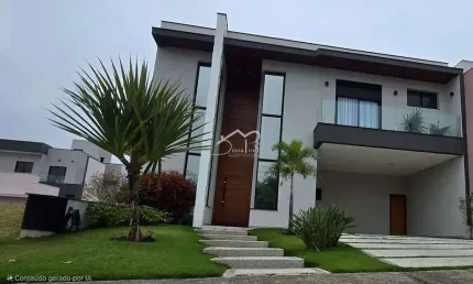 Lindo sobrado moderno à venda no condomínio di roma indaiatuba