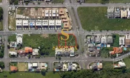 Terreno em condomínio fechado à venda na rua do trapiche, campeche, florianópolis, 779 m2 por r$ 1.551.000