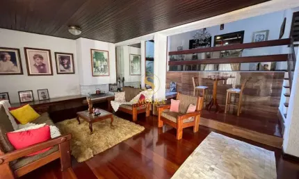 Casa em condomínio fechado com 5 quartos à venda na rua mário cândido da silva, itaguaçu, florianópolis, 280 m2 por r$ 2.999.000