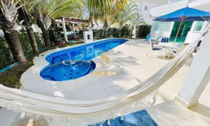 Casa em condomínio fechado com 7 quartos para alugar na rua dos camuris, jurerê internacional, florianópolis, 880 m2 por r$ 40.000