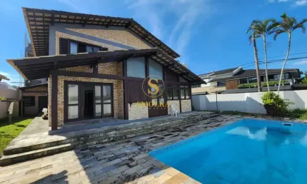 Casa em condomínio fechado com 5 quartos para alugar na rua rosato evangelista, itaguaçu, florianópolis, 365 m2 por r$ 19.900