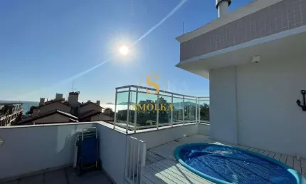 Cobertura com 3 quartos à venda na rua heitor bittencourt, canasvieiras, florianópolis, 196 m2 por r$ 1.800.000
