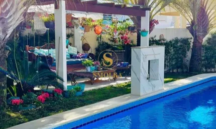 Casa em condomínio fechado com 7 quartos para alugar na rua dos camuris, jurerê internacional, florianópolis, 880 m2 por r$ 40.000