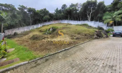 Terreno em condomínio fechado à venda na avenida luiz boiteux piazza, cachoeira do bom jesus, florianópolis, 650 m2 por r$ 1.400.000
