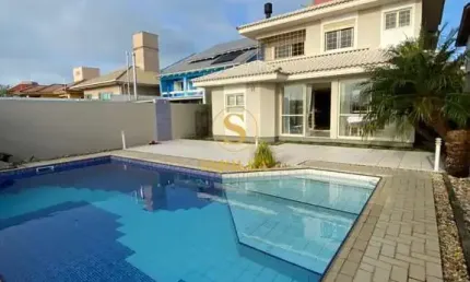 Casa em condomínio fechado com 5 quartos à venda na rua são cristóvão, coqueiros, florianópolis, 313 m2 por r$ 2.500.000