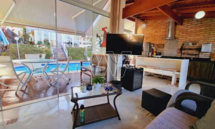 Casa em condomínio fechado com 3 quartos à venda na Rua San Conrado, S/N, Loteamento Caminhos de San Conrado (Sousas), Campinas, 146 m2 por R$ 1.250.000