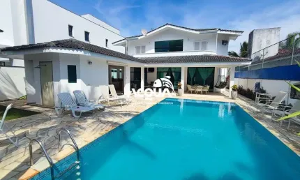 Casa em condomínio fechado com 4 quartos à venda no Jardim Acapulco, Guarujá 