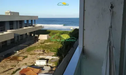 Apartamento financiável de 1 quarto no Condomínio Porto da Mares, Pé na Areia, Praia do Morro das P