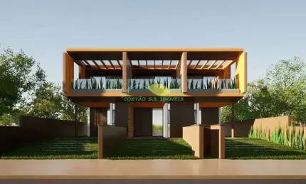 Casa com 3 dormitórios, Nova no Ribeirão da ilha em Florianópolis Santa Catarina  (última unidade d