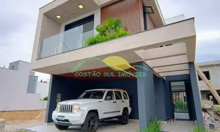 Casa á venda com Arquitetura Contemporânea em Condomínio Fechado – Biguaçu, Santa Catarina