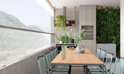 Apto de 3 dorm c/ 3 suítes, 2 vagas de garagem, 111,21 m² de área útil. bairro: canto do forte.