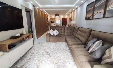 Apto de 3 Dorm, c/ 1 suíte, MOBILIADO,3 SACADAS, 128  m² área útil. Bairro: TUPI.