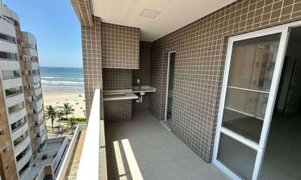 Apto de 1 Dorm c/ SUÍTE, VISTA MAR, 53,17 m² de área útil. Bairro: JARDIM REAL.