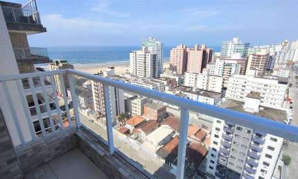 COBERTURA de 3 Dorm c/ SUÍTES, VISTA MAR, 128,12 m² de área útil. BAIRRO: GUILHERMINA.