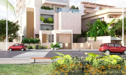 Apto de 2 dorm c/ suíte, vista mar, 69,48 m² de área útil. bairro: jardim real.