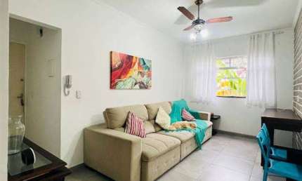 Apto 1 Dorm, MOBILIADO, 45 m² de área útil. Bairro: Canto do Forte.