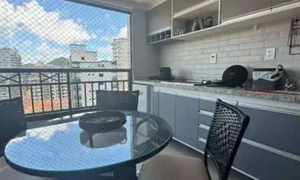 Apto de 2 dorm c/ 1 suíte, sacada gourmet, lazer completo,  72,77 m² de área útil. bairro: guilhermina.