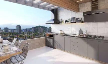 Apartamento com 2 quartos à venda no Canto do Forte, Praia Grande 