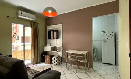 Apto 1 dorm, c/ sacada, 51,97 m² de área útil. bairro: canto do forte.