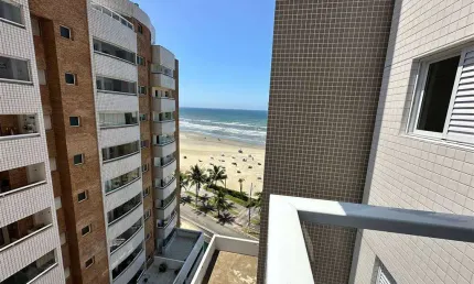Apto de 1 dorm c/ suíte, vista mar, 53,58 m² de área útil. bairro: jardim real.