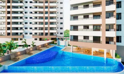 Apto de 2 Dorm c/ SUÍTE, VISTA MAR, 83,32 m² de área útil, BAIRRO: FLÓRIDA.