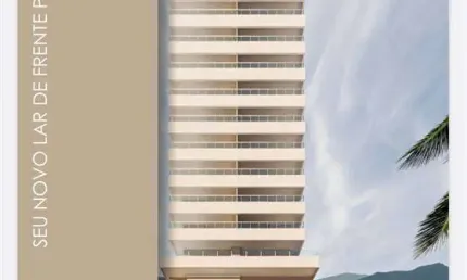 Apto de 2 Dorm c/ 2 SUÍTES, VISTA MAR, 86 m² de área útil. BAIRRO: IMPERADOR.