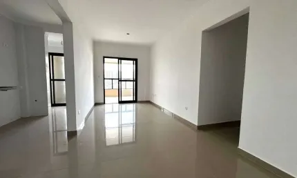 Apto de 2 dorm com suíte, vista mar, 66,83 de área útil. bairro: mirim.