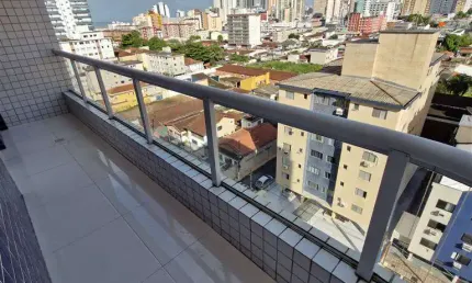 Apto de 2 dorm c/ suíte, 73 m² de área úitl, bairro: canto do forte.