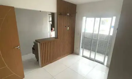 Apto de 1 dorm c/ sacada, 47 m²  de área útil. bairro: canto do forte.