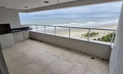 Apto de 2 Dorm c/ 2 SUÍTES, FRENTE MAR, 101,93 m² de área útil. BAIRRO: MARACANÃ.