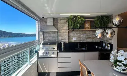 Apto de 3 dorm c/ 3 suítes, vista mar, 2 vagas, 138 m² de área útil. guilhermina.