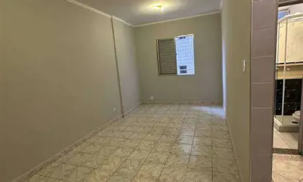 Kitnet, prédio frente mar c/ elevador, 27,14 m² de área útil, bairro: guilhermina.