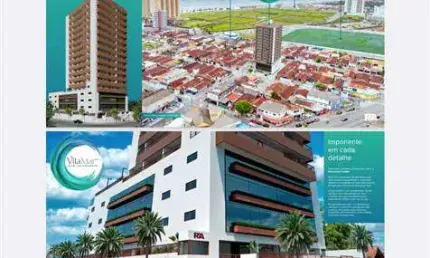 Apto de 2 dorm c/ suíte, 2 vagas, 76,84 m² de área útil. bairro: mirim.