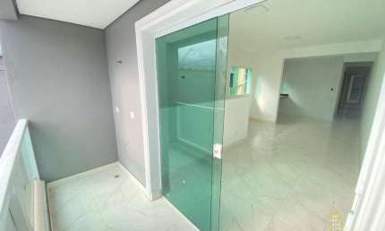Casas sobrepostas novas com 3 dormitórios à venda, 75 m² a partir de  R$ 400.000,00- Vila Santa Rosa - Guarujá/SP