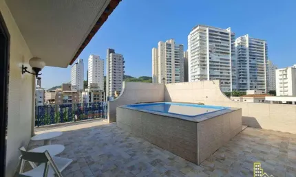 Cobertura com 2 dormitórios à venda, 148 m² por R$ 1.100.000,00 - Astúrias - Guarujá/SP