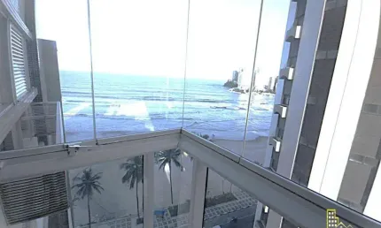 Apartamento com 3 dormitórios à venda, 96 m² por r$ 900.000 - astúrias - guarujá/sp