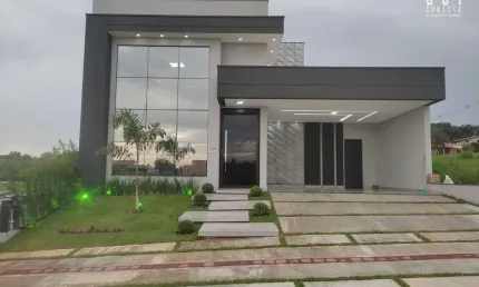 Casa Térrea em Indaiatuba, Condomínio London Park com 3 suítes - 192 m²