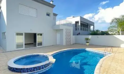 Casa Térrea em Indaiatuba, Condomínio Helvétia Park III com 3 suítes - 392 m²